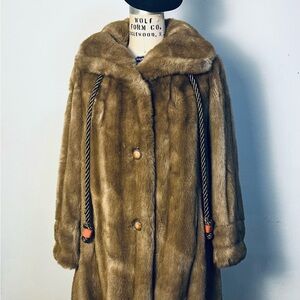 Tissavel Imported from France for Country Pacer. Faux fur and leather, large